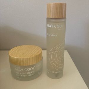 May Coop duo: Raw Moisturizer and Mini Raw Sauce